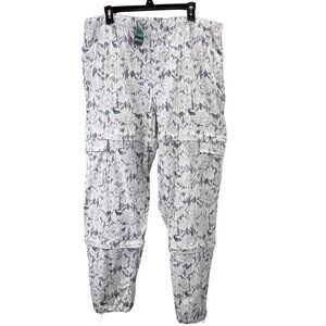 Athleta Trekkie Convertible Hike Pant 20 Women Ethereal Bloom Floral Cream Jade